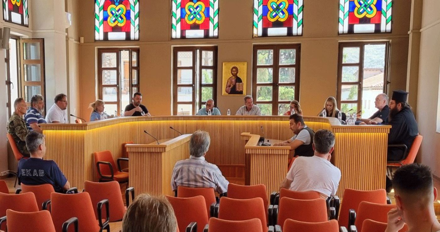 Η λήψη μέτρων πρόληψης και ενημέρωσης για τις πυρκαγιές στο επίκεντρο της συνεδρίασης της Πολιτικής Προστασίας του Δήμου Βοΐου