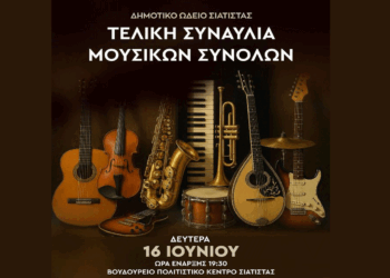 Τελική Συναυλία των Μουσικών Συνόλων του Δημοτικού Ωδείου Σιάτιστας τη Δευτέρα 16/6