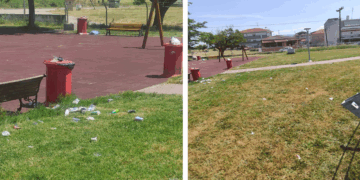 Διαμαρτυρία πολίτη για τις εικόνες στην παιδική χαρά δίπλα στο ΔΑΚ Πτολεμαΐδας – “Είναι θέμα παιδείας”