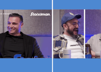 Το “καψόνι” στον Γαλατινιώτη Γιώργο Δεληζήση από τον Βαγγέλη Πλεξίδα της ΑΕΛ (Βίντεο)