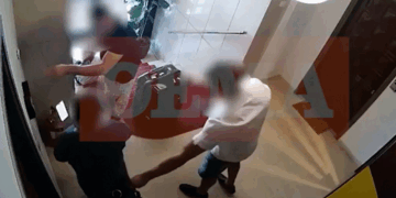 Βίντεο ντοκουμέντο: Πορτοφολάδες «ξαφρίζουν» ηλικιωμένη έξω από Airbnb στο Θησείο