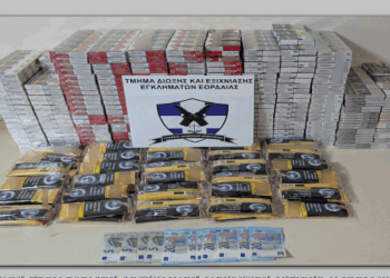 Πτολεμαΐδα: Συνελήφθη με 1158 λαθραία πακέτα τσιγάρα και σχεδόν 3 κιλά καπνού