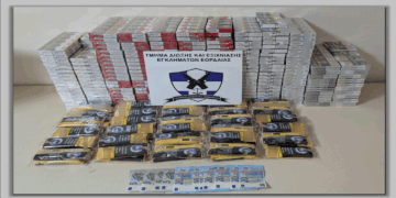 Πτολεμαΐδα: Συνελήφθη με 1158 λαθραία πακέτα τσιγάρα και σχεδόν 3 κιλά καπνού