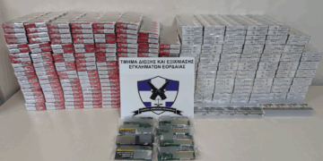 Πτολεμαΐδα: Πάνω από 1400 αφορολόγητα πακέτα τσιγάρα και 400 γρ. καπνού είχε στο σπίτι του 49χρονος αλλοδαπός που συνελήφθη