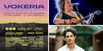 Ματούλα Ζαμάνη και Πάνος Βλάχος στο VOKERIA Lake Festival – 8-10 Αυγούστου στη Λίμνη Αγίου Παντελεήμονα