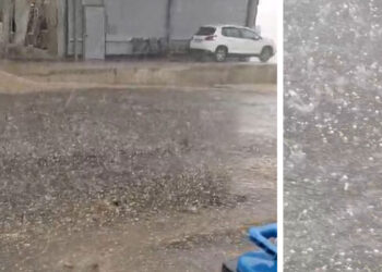ΤΩΡΑ: Χαλαζόπτωση στο Τσοτύλι (video)