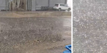 ΤΩΡΑ: Χαλαζόπτωση στο Τσοτύλι (video)