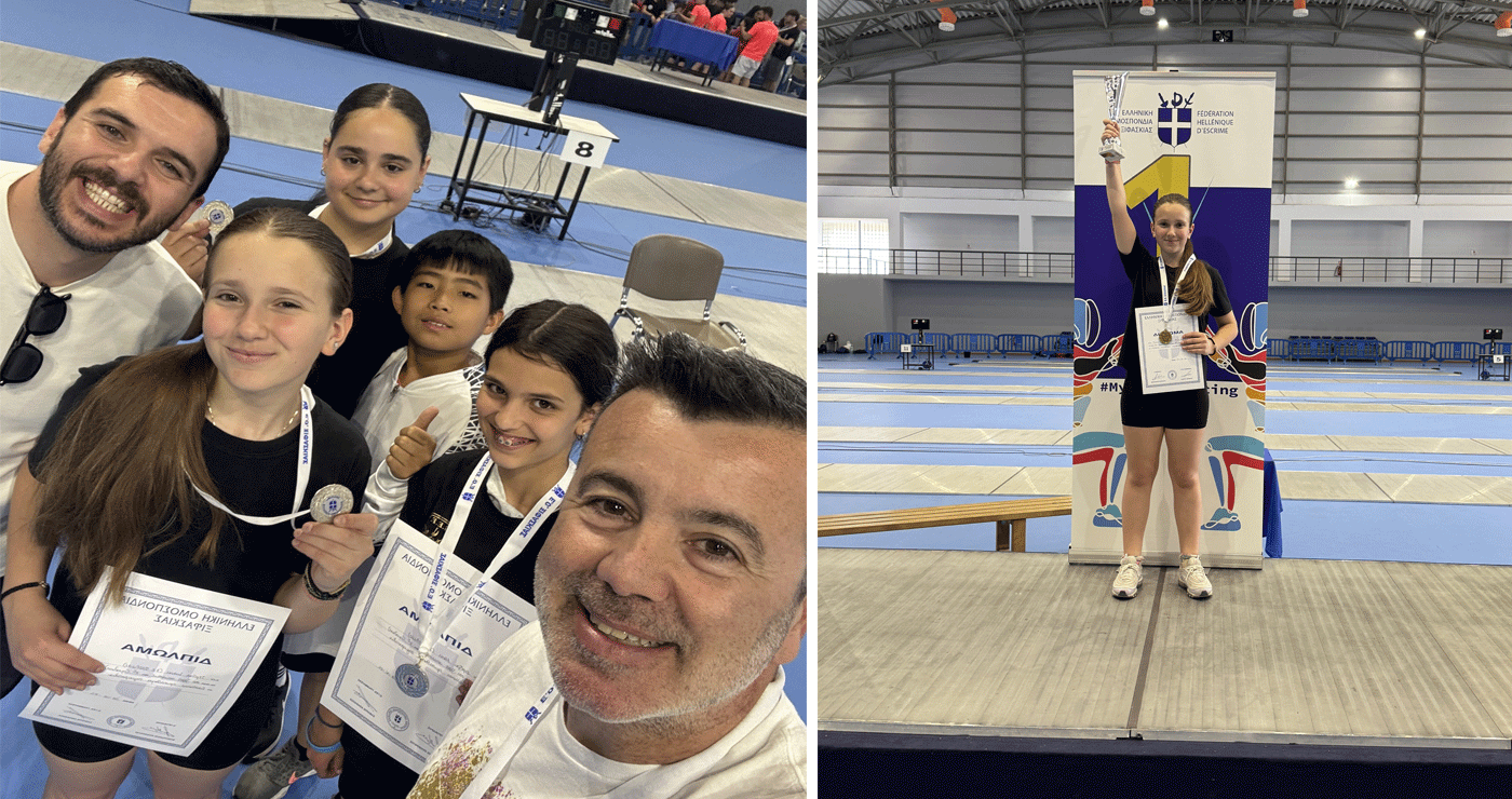 Πρωταθλήτρια Ελλάδος στην ξιφασκία η αθλήτρια της Γυμναστικής Ένωσης Φλώρινας Ιωάννα Τερπίνα