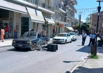 Φλώρινα: Τροχαίο ατύχημα στο κέντρο της πόλης