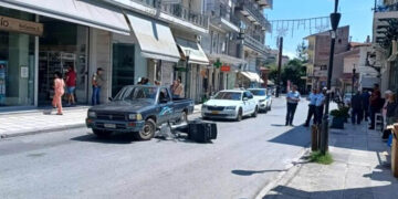 Φλώρινα: Τροχαίο ατύχημα στο κέντρο της πόλης