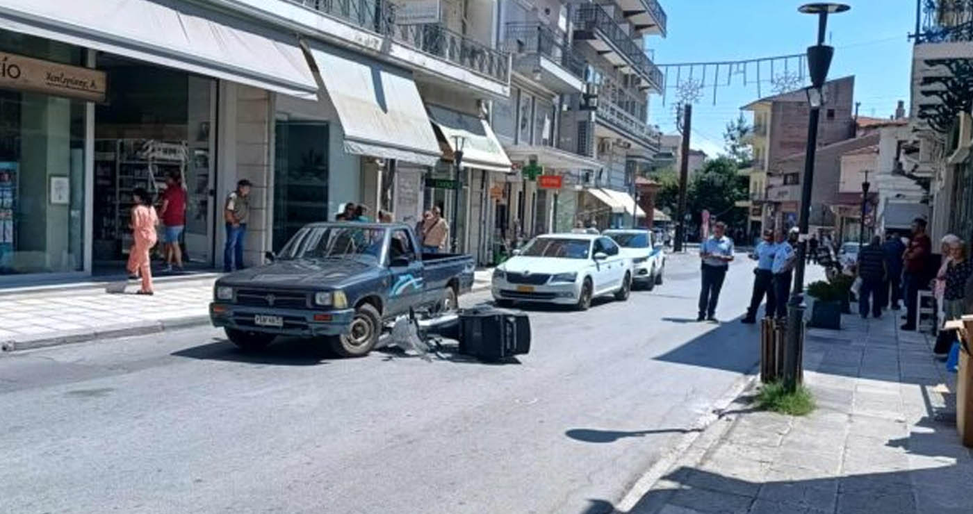 Φλώρινα: Τροχαίο ατύχημα στο κέντρο της πόλης