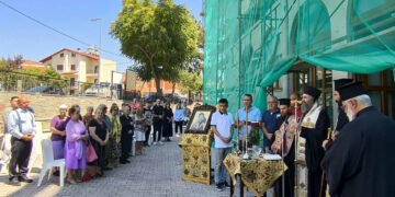 Με την ευλογία του Μητροπολίτου ξεκίνησε η αποκατάσταση του Ι.Ν. Αγίας Παρασκευής Φλώρινας