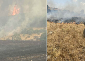 Δύσκολη η μάχη με τις φλόγες: Μηχανήματα του Δήμου Εορδαίας βοηθούν με αντιπυρικές ζώνες (Φωτογραφίες)