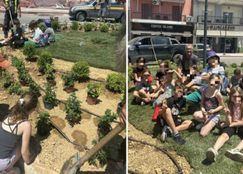 Μικρά χέρια, μεγάλα μηνύματα στο Αμύνταιο – Περιβαλλοντική ανάπλαση με τη συμμετοχή παιδιών