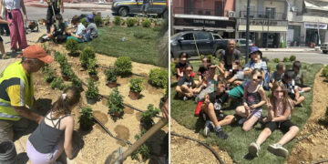 Μικρά χέρια, μεγάλα μηνύματα στο Αμύνταιο – Περιβαλλοντική ανάπλαση με τη συμμετοχή παιδιών