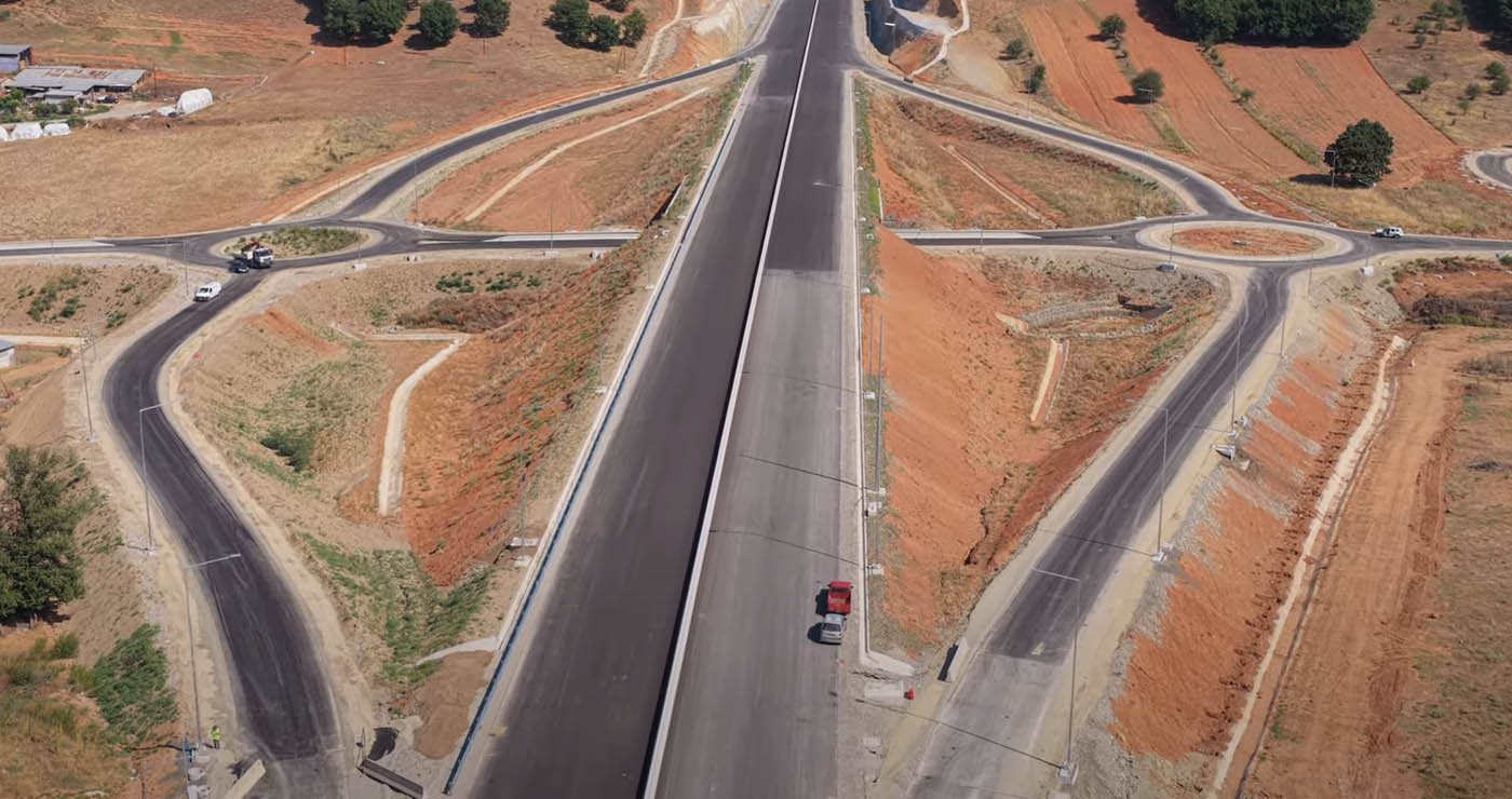 Από Αθήνα στη Δυτική Μακεδονία σε 4 ώρες: Εντυπωσιακά πλάνα με drone από τις εργασίες στον Ε65