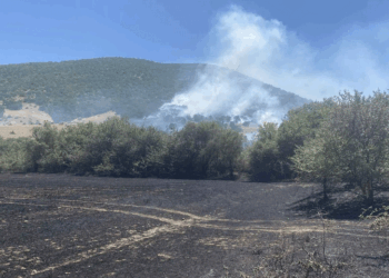 VIDEO και εικόνες από τη μεγάλη φωτιά που καίει στην περιοχή “Παναγία” Δρεπάνου – Στην περιοχή επικρατούν ισχυροί άνεμοι