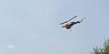 Αμύνταιο: Σε εξέλιξη η μεγάλη φωτιά στο Χειμάδι – Συνεχείς οι ρίψεις νερού από αέρος