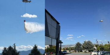 VIDEO από την εναέρια επιχείρηση κατάσβεσης της νέας φωτιάς που ξέσπασε στην Πτολεμαΐδα