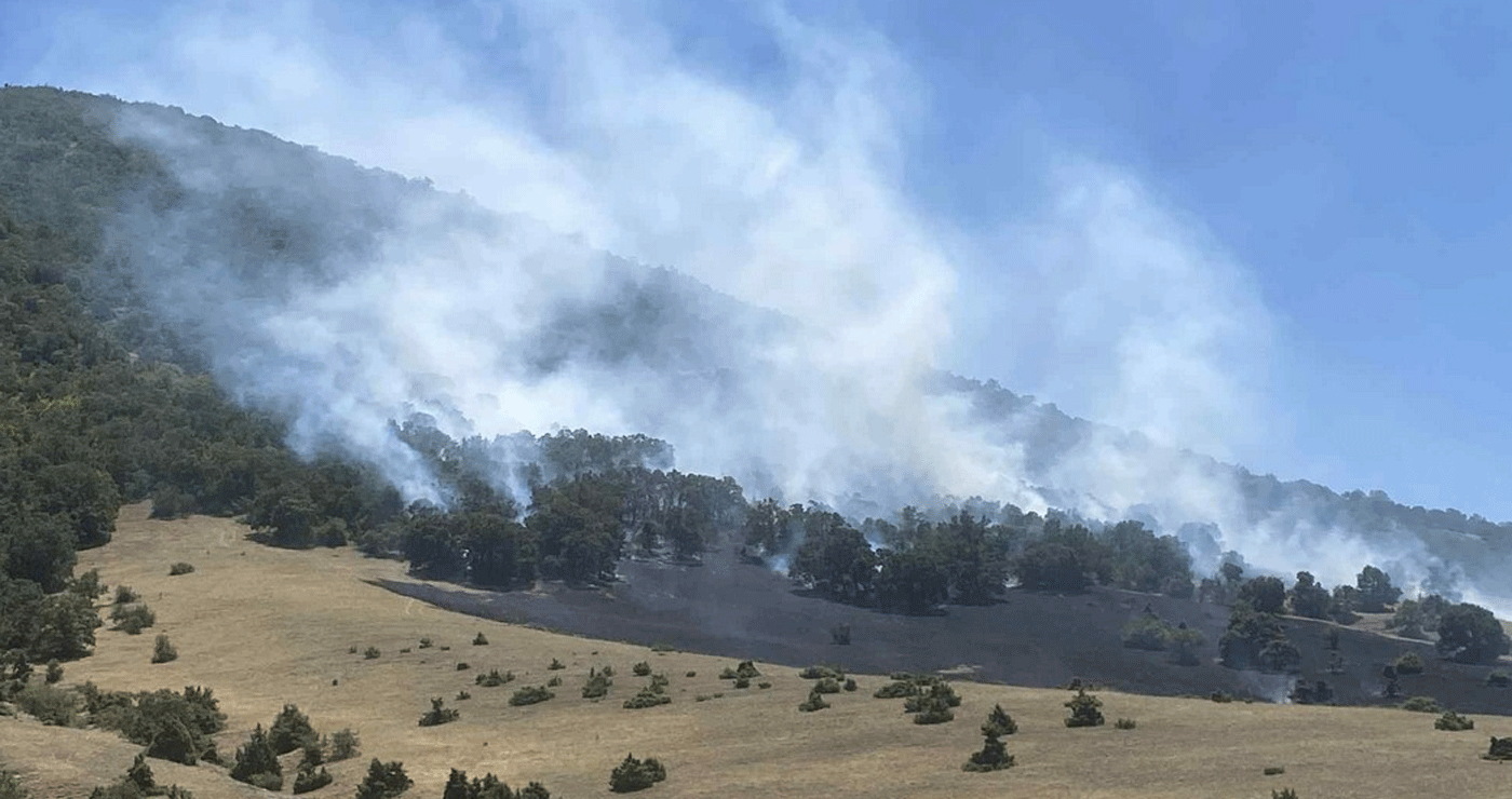 Αναζωπυρώσεις στο μέτωπο της φωτιάς στην «Παναγία» Δρεπάνου – Πανοραμικές εικόνες & νέα VIDEO