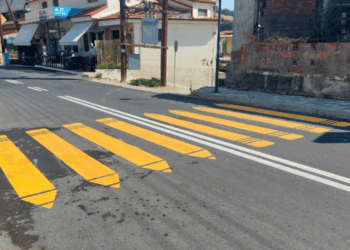 18 σχολικές διαβάσεις του Δ. Αμυνταίου αναβαθμίστηκαν μέσω του “Safe Roads Project”