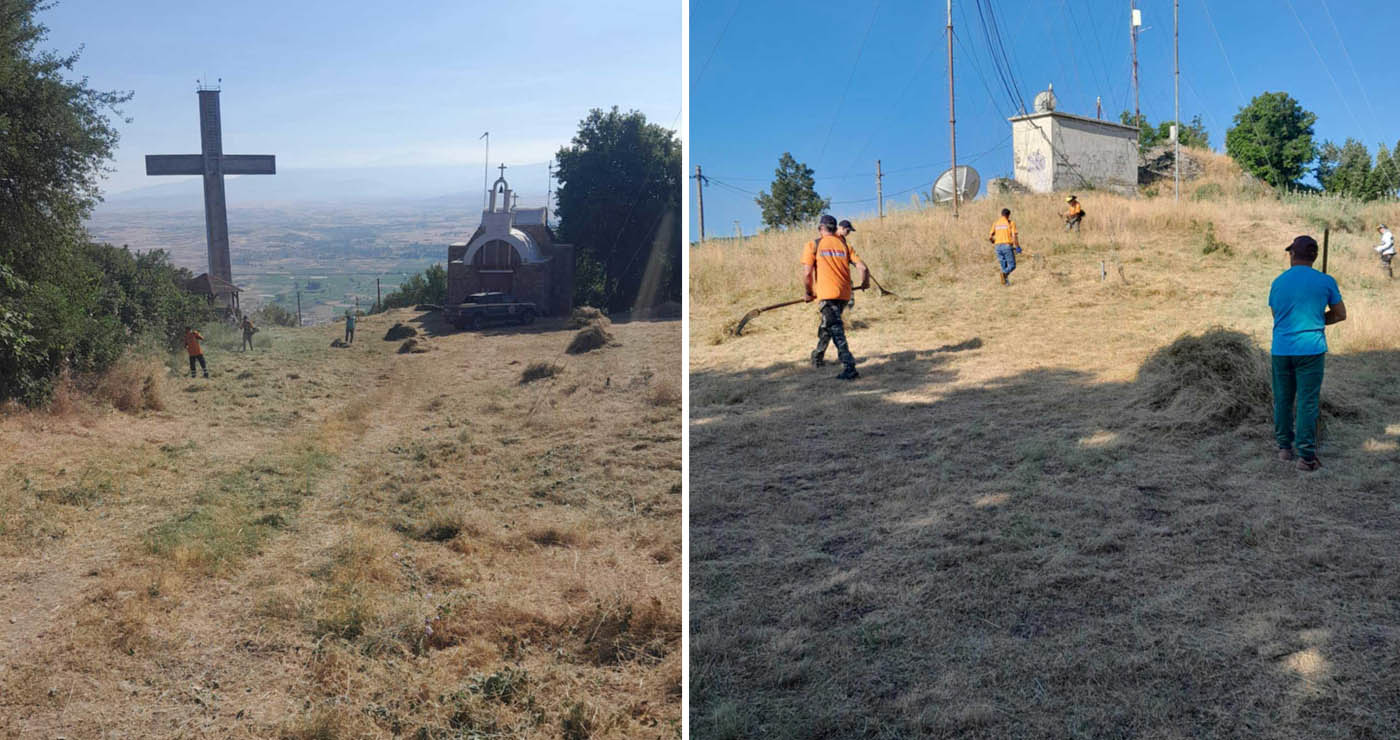 Ολοκληρώθηκε ο καθαρισμός του λόφου Αγίου Παντελεήμονα – Δράσεις πυροπροστασίας από τον Δήμο Φλώρινας