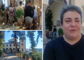 Εκκλησιασμός στο  μεγαλοπρεπή Μητροπολιτικό Ιερό Ναό Αγίας Τριάδος Μύρινας Λήμνου! (Ρεπορτάζ της Κούλας Πουλασιχίδου)