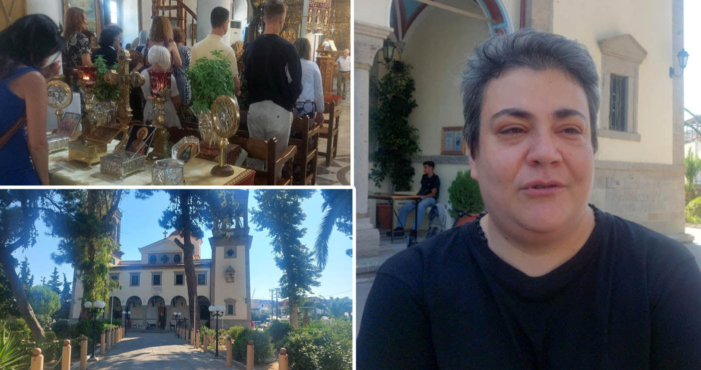 Εκκλησιασμός στο μεγαλοπρεπή Μητροπολιτικό Ιερό Ναό Αγίας Τριάδος Μύρινας Λήμνου! (Ρεπορτάζ της Κούλας Πουλασιχίδου)