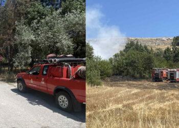 Το e-ptolemeos.gr στη φωτιά στα Μελίσσια: Η μάχη των πυροσβεστών  – Ο ισχυρός αέρας δυσκολεύει το έργο – Εμφανίστηκε και ελικόπτερο (video)