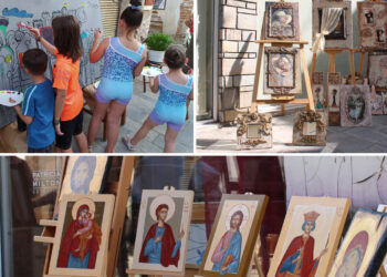 Σέρβια: Με επιτυχία η 2η Έκθεση Δρόμου «Η Τέχνη ως Κοινός Τόπος» – Ζωντάνεψε ο πεζόδρομος Μιαούλη (Φωτογραφίες)