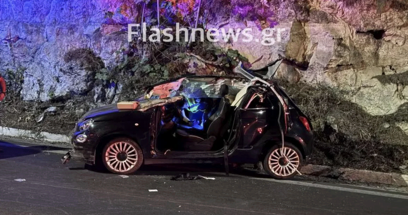 Θανατηφόρο τροχαίο τα ξημερώματα στα Χανιά – Σκοτώθηκε μια γυναίκα 30 ετών