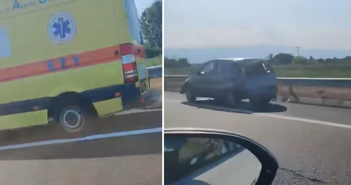 Πριν λίγο: Τροχαίο στην Εγνατία Οδό (Βίντεο)