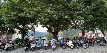 Μια τρομερή εμπειρία για τους φίλους της Vespa έλαβε μέρος στα ορεινά της Πίνδου