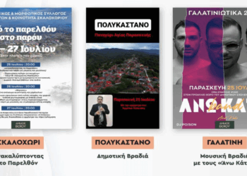 Οι “ΑΝΩ ΚΑΤΩ” στο Πολιτιστικό Καλοκαίρι Βοΐου – Αναλυτικό πρόγραμμα για την Παρασκευή 25/7