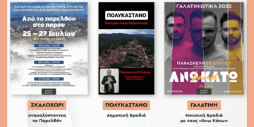 Οι “ΑΝΩ ΚΑΤΩ” στο Πολιτιστικό Καλοκαίρι Βοΐου – Αναλυτικό πρόγραμμα για την Παρασκευή 25/7