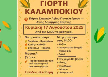 Άγιος Δημήτριος: Η «Γιορτή Καλαμποκιού» επιστρέφει στο Πάρκο Ελαφιών