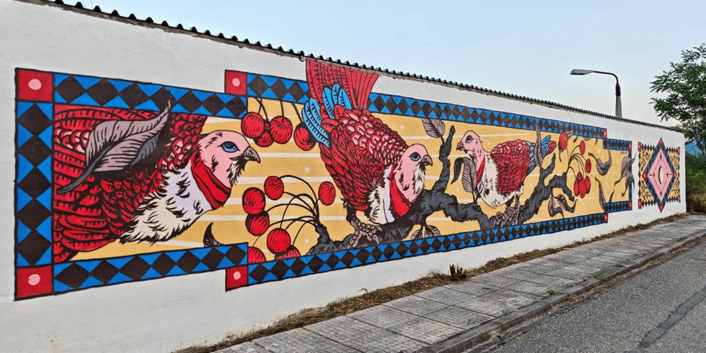 3ΜΚ: Καλλιτεχνική ομάδα από την Πτολεμαΐδα έκανε γκράφιτι 40 μέτρων (Βίντεο)