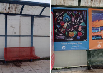 Καλλιτεχνική ανάσα στη στάση της Νίκης – Η δράση του Δήμου Φλώρινας συνεχίζεται (Φωτογραφίες)