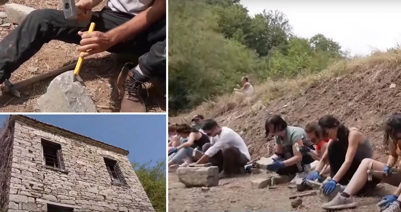 Καλλονή Γρεβενών: Διατηρούν ζωντανή την τέχνη της πέτρας και της παραδοσιακής αρχιτεκτονικής