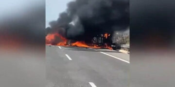 Σοκαριστικό τροχαίο δυστύχημα στην Εγνατία Οδό: 3 νεκροί και 2 σοβαρά τραυματίες