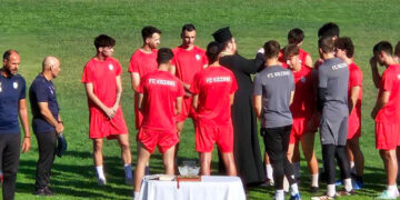 Φ.Σ. Κοζάνης: Αγιασμός για τη νέα αγωνιστική σεζόν (φωτο)