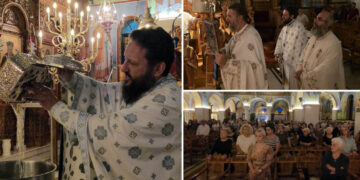 Σε κλίμα κατάνυξης, η ΙΕΡΑ ΑΓΡΥΠΝΊΑ επί τη Ανακομιδή των Ιερών Λειψάνων του Αγίου Πρωτομάρτυρος Στεφάνου, στον Ιερό Ναό Αγίου Στεφάνου Πτολεμαΐδας (της Κούλας Πουλασιχίδου)