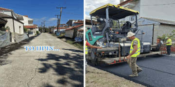 Ασφαλτοστρώθηκαν δρόμοι στην Ολυμπιάδα – Ευκολότερη διέλευση για άτομα με κινητικές δυσκολίες (Φωτογραφίες)
