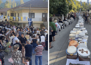 Μεγαλοπρεπής εορτασμός του Αγίου Φανουρίου στο Εμπόριο Εορδαίας (Φωτογραφίες)