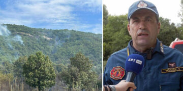 Καστοριά: Ενδείξεις εμπρησμού για την πυρκαγιά