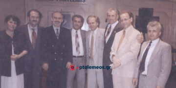Από την επίσκεψη του Υπουργού Αθλητισμού, Γιώργου Λιανή, στην Πτολεμαϊδα το 1995 – Από τη στήλη του Γ. Καζαντζή στον ΠΑΛΜΟ