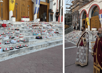 Παρουσία εκατοντάδων πιστών εορτάστηκε η μνήμη του Αγίου Φανουρίου στον Ιερό Ναό Αγίας Σκέπης Πτολεμαΐδας! (ρεπορτάζ της Κούλας Πουλασιχίδου )