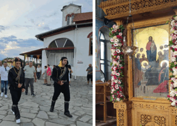Με μεγάλη ευλάβεια εορτάστηκε η Παναγία Λάλογλη στο Μεσονήσι Φλώρινας (Φωτογραφίες)