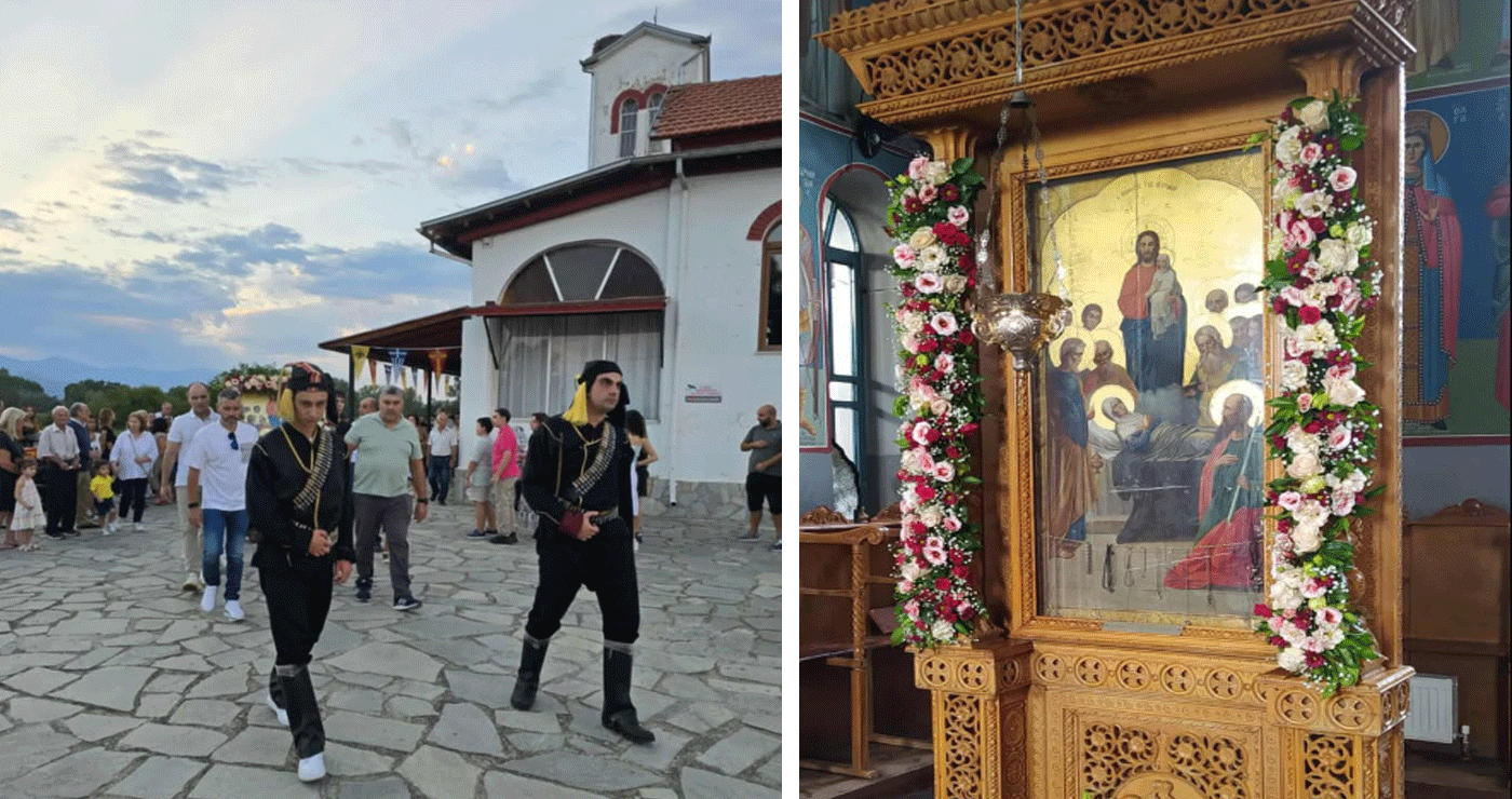 Με μεγάλη ευλάβεια εορτάστηκε η Παναγία Λάλογλη στο Μεσονήσι Φλώρινας (Φωτογραφίες)