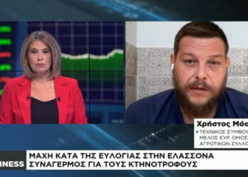 Ο Καστοριανός Χρ. Μόσχος μιλά στο Naftemporiki TV – “Εφιάλτης” για την κτηνοτροφία η ευλογιά – Γιατί δεν γίνονται μαζικοί εμβολιασμοί
